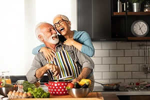 Couple smiling in Worcester