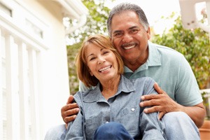 older couple smiling