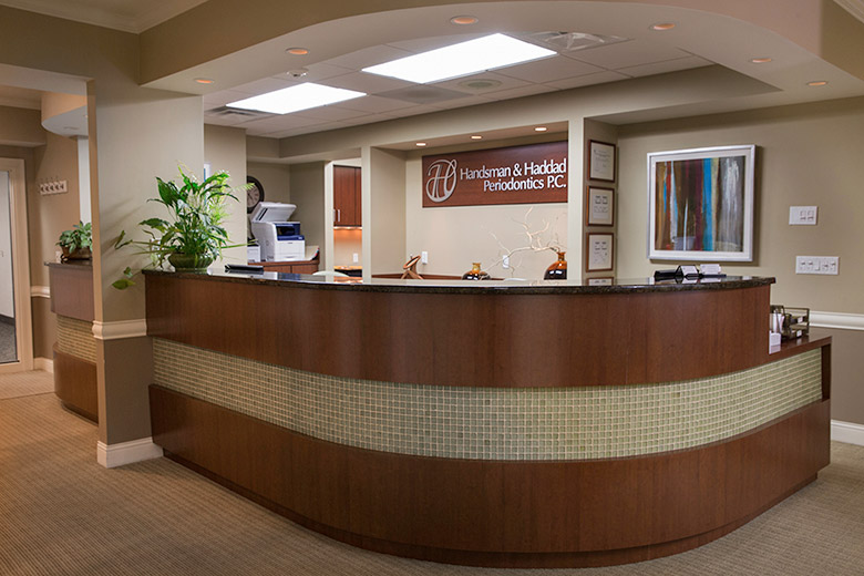 Handsman & Haddad Periodontics, P.C. front desk